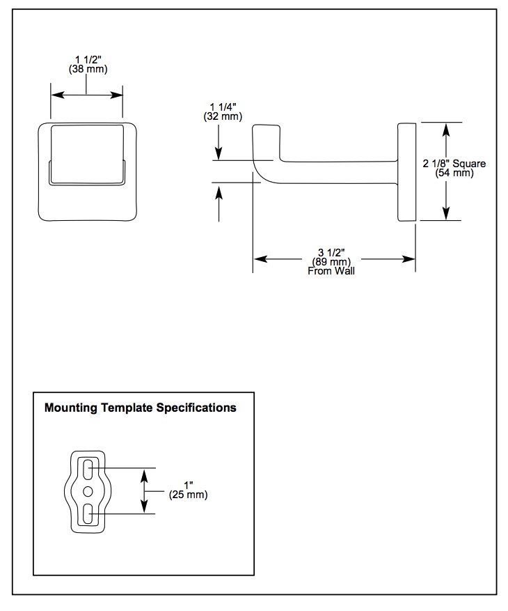 Delta 77535-BL Ara Robe Hook 