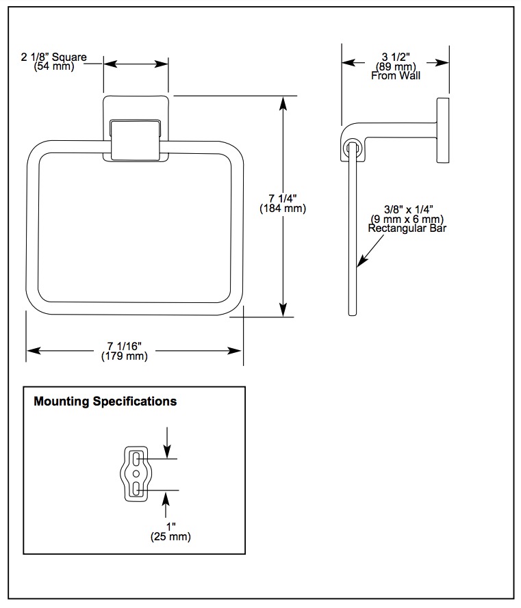 Delta 77546 Arzo Towel Ring 