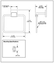 Delta 77546 Arzo Towel Ring 