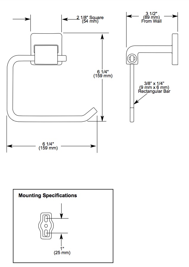 Delta 77550-SS Arzo Tissue Holder 
