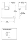 Delta 77550-SS Arzo Tissue Holder 