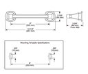 Delta 77608-SS Stryke 8" Mini Towel Bar 