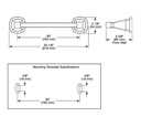 Delta 77630-BL Stryke 30" Towel Bar 