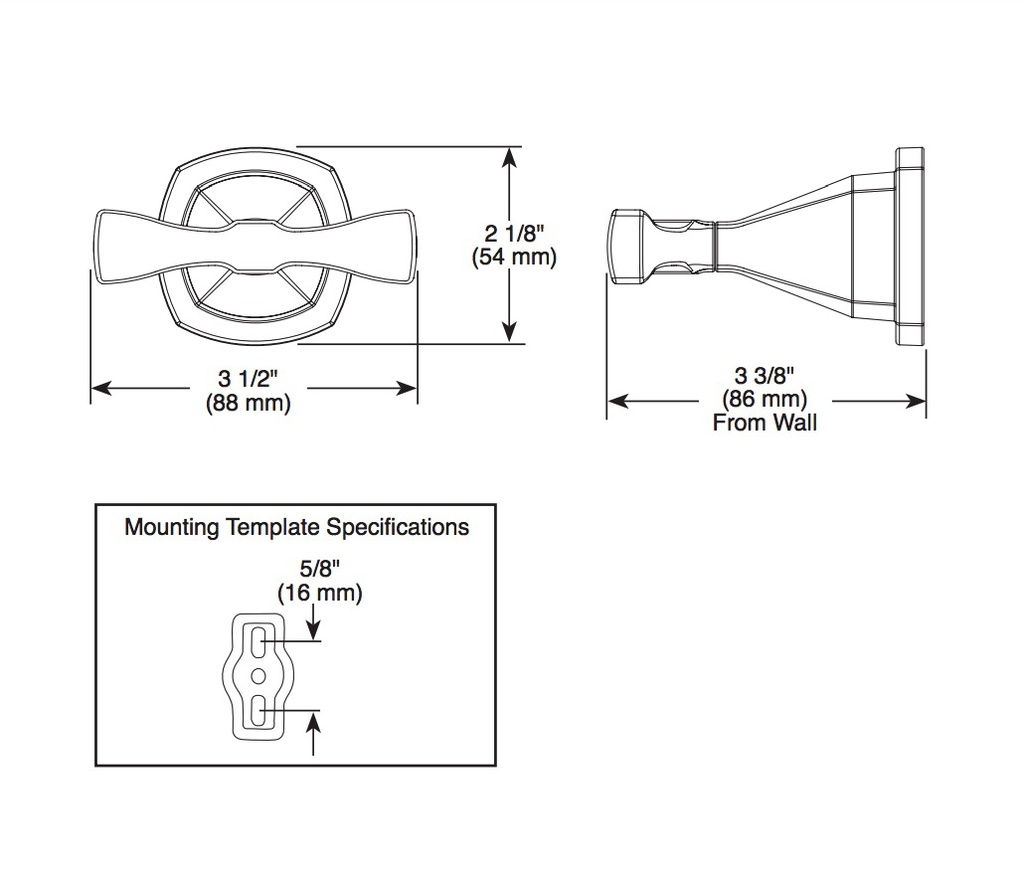 Delta 77638-SS Stryke Double Robe Hook 