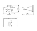 Delta 77638-SS Stryke Double Robe Hook 