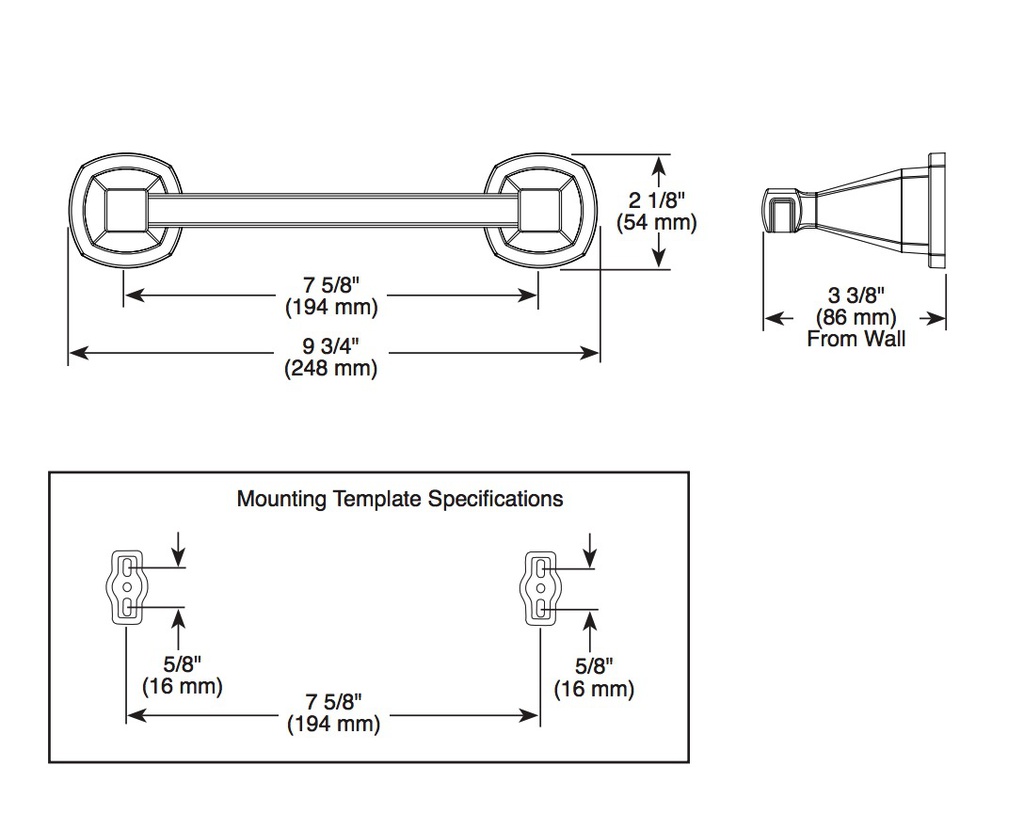 Delta 77655 Stryke Tissue Holder 
