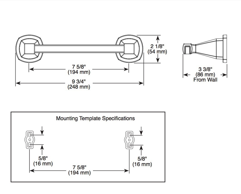 Delta 77655-SS Stryke Tissue Holder 