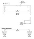 Delta 77724-RB Vero 24" Towel Bar 