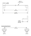 Delta 77724-SS Vero 24" Towel Bar 