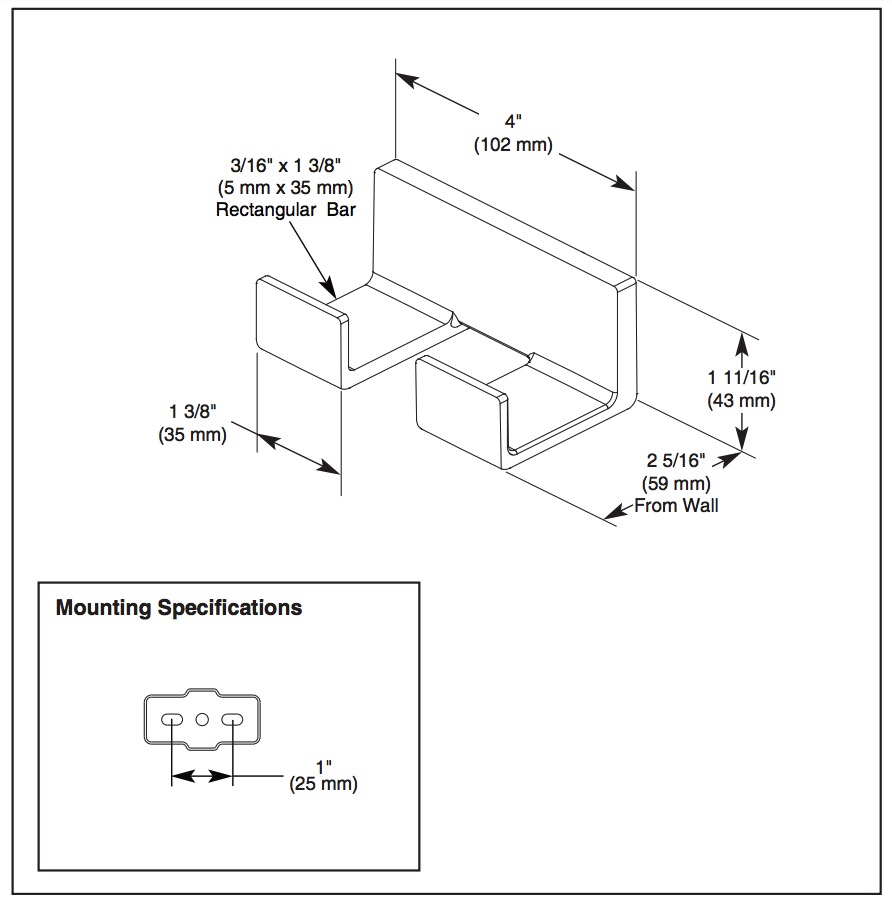 Delta 77736-RB Vero Double Robe Hook 