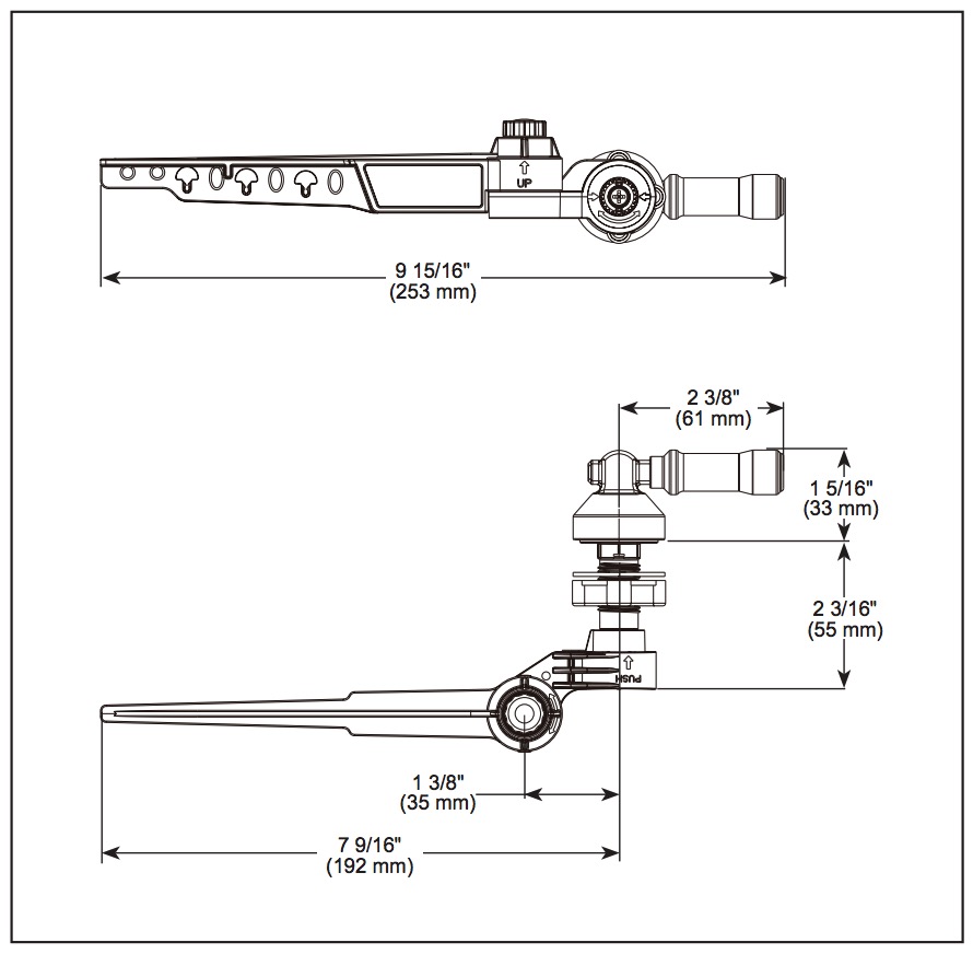 Delta 78460-BL Tank Lever
