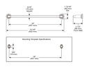 Delta 78918-BL Tetra 18" Towel Bar