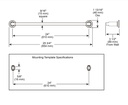 Delta 78924-BL Tetra 24" Towel Bar