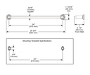 Delta 78924-SS Tetra 24" Towel Bar
