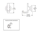 Delta 78935-CZ Tetra Robe Hook Champagne Bronze