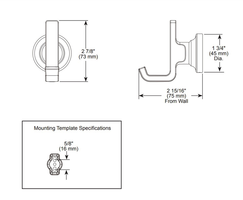 Delta 78935-SS Tetra Robe Hook