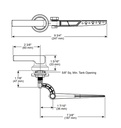 Delta 78960-CZ Tetra Tank Lever