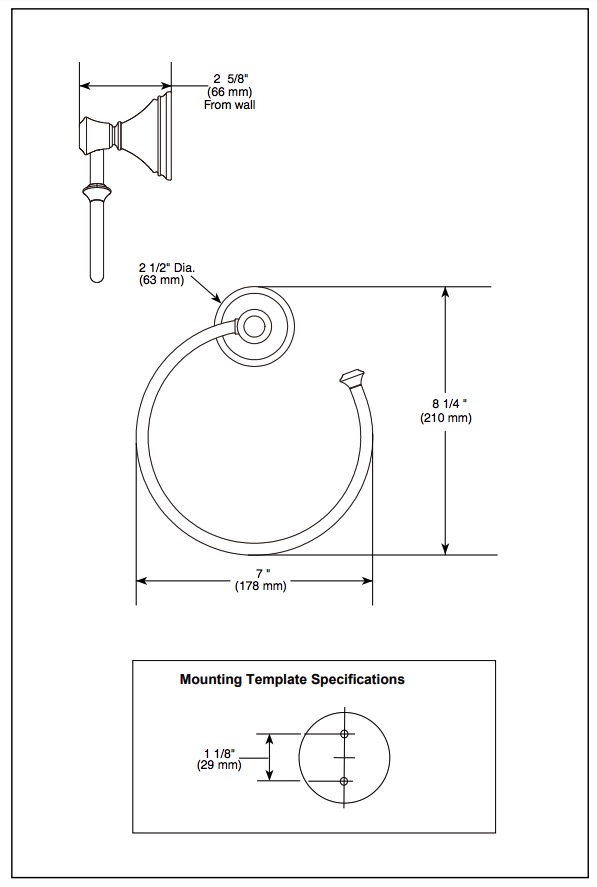 Delta 79746-PN Cassidy Towel Holder 