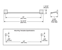 Delta 79918-SS Pivotal 18" Towel Bar 
