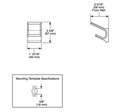 Delta 79936-BL Pivotal Double Robe Hook 