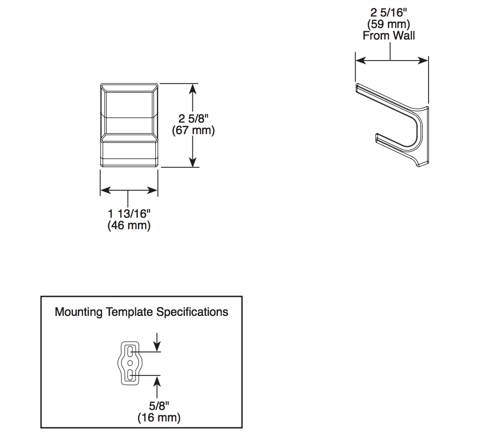 Delta 79936-SS Pivotal Double Robe Hook 