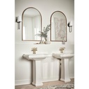Delta 856-CZ-DST Dorval Single Hole Monoblock Bathroom Faucet 