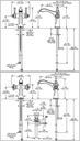 Delta 856-CZ-DST Dorval Single Hole Monoblock Bathroom Faucet 