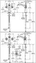Delta 856-DST Dorval Single Hole Monoblock Bathroom Faucet 