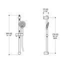 ALT 91483 Circo Thermostatic Shower System 3 Functions Electro Black 2