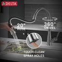 Delta 9110-AR-DST Westville Pull-Down Kitchen 1L