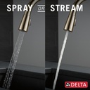 Delta 9113T-CZ-DST Single Handle Pull-Down Kitchen Faucet With Touch2O Cz