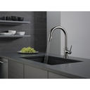 Delta 9159-KS-DST Trinsic Single Handle Pull-Down Kitchen Faucet Black Stainless