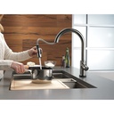 Delta 9159T-KS-DST Trinsic Single Handle Pull-Down Kitchen Faucet Featuring Touch2O(R) 