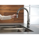 Delta 9159T-KS-DST Trinsic Single Handle Pull-Down Kitchen Faucet Featuring Touch2O(R) 