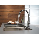 Delta 9159T-KS-DST Trinsic Single Handle Pull-Down Kitchen Faucet Featuring Touch2O(R) 