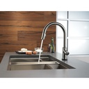 Delta 9159T-KS-DST Trinsic Single Handle Pull-Down Kitchen Faucet Featuring Touch2O(R) 