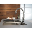 Delta 9159T-KS-DST Trinsic Single Handle Pull-Down Kitchen Faucet Featuring Touch2O(R) 