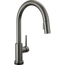 Delta 9159T-KS-DST Trinsic Single Handle Pull-Down Kitchen Faucet Featuring Touch2O(R) 