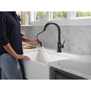 Delta 9159TLV-BL-DST Pulldown Touchless Voiceiq Kitchen Faucet Matte Black