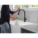 Delta 9159TLV-BL-DST Pulldown Touchless Voiceiq Kitchen Faucet Matte Black