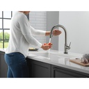 Delta 9159TLV-KS-DST Pulldown Touchless Voiceiq Kitchen Faucet Black Stainless
