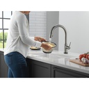 Delta 9159TLV-KS-DST Pulldown Touchless Voiceiq Kitchen Faucet Black Stainless