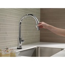 Delta 9159TV-DST Trinsic Voiceiq Single-Handle Pull-Down Kitchen Faucet Touch2O 