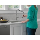 Delta 9176-BL-DST Single Handle Pull Down Kitchen Faucet