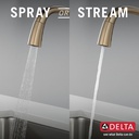 Delta 9176-CZ-PR-DST Single Handle Pull Down Kitchen Faucet