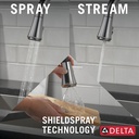 Delta 9179-BL-DST Coranto Single Handle Pull-Down Shieldspray 