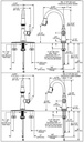Delta 9179-BL-DST Coranto Single Handle Pull-Down Shieldspray 