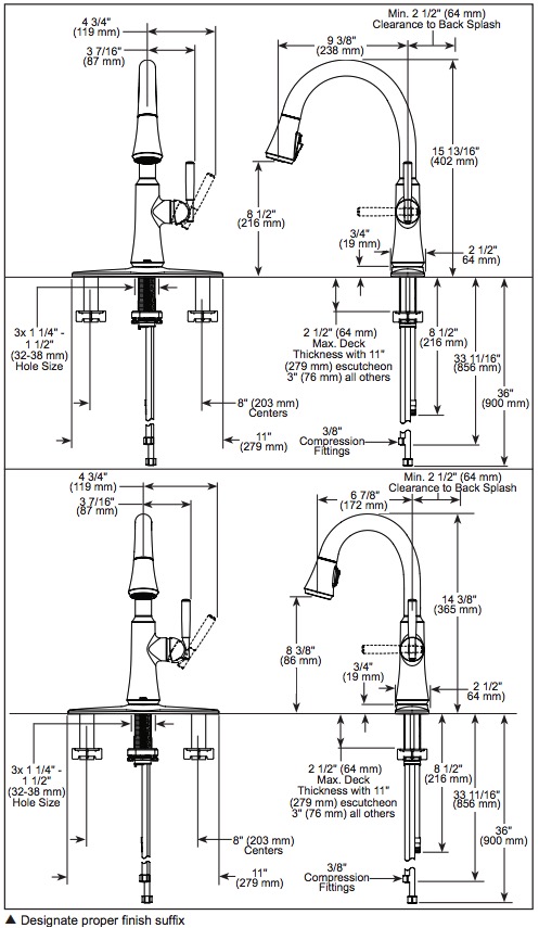 Delta 9179-DST Coranto Single Handle Pull-Down Shieldspray 