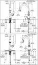 Delta 9179T-AR-DST Coranto Single Handle Pull-Down Touch And Shieldspray 
