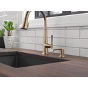 Delta 9182-CZ-PR-DST Emmeline Shieldspray Pull-Down Kitchen Faucet 1L 
